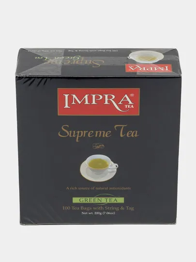 Зеленый чай Impra Supreme Tea, 2 г, 100 шт#1