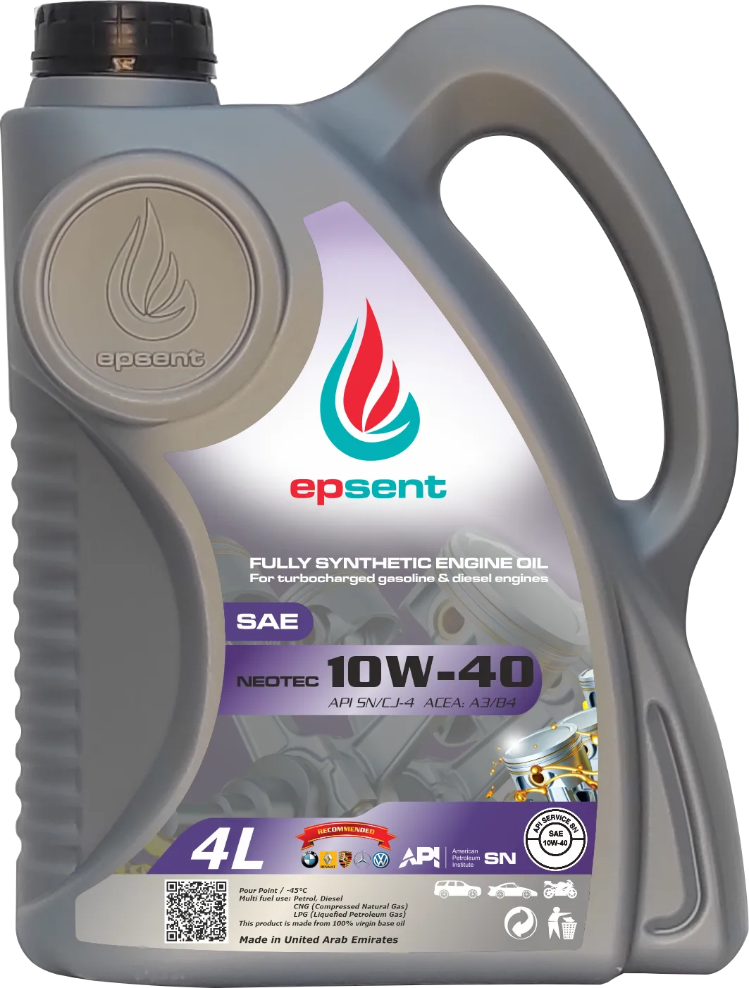 Моторное масло Epsent Neotec 10W-40#1