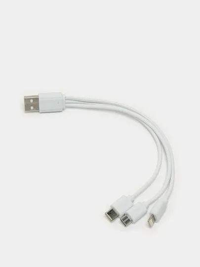 Кабель Lightning, Type-C, Micro USB 3в1#1