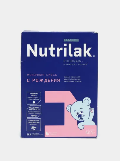 Смесь молочная Nutrilak Premium, с рождения, 600 г#1