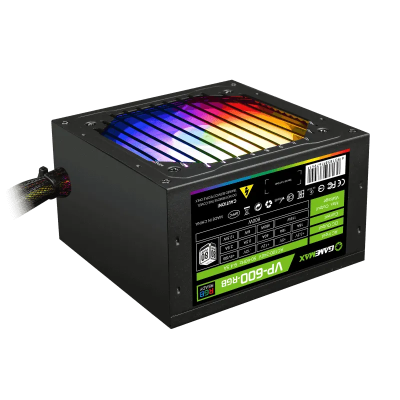 Блок питания GameMax VP-600-RGB#1