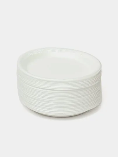 Бумажные тарелки Zoolpack 7 25шт белые#1
