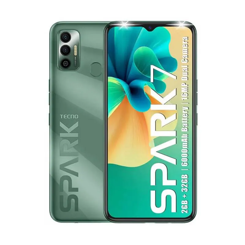 Смартфон Tecno Spark 7 KF6 4/64GB, Global, Зеленый#1