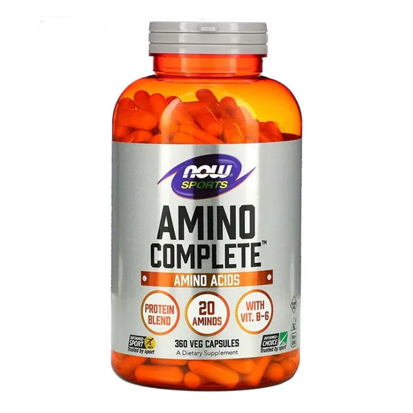Аминокислоты Now Foods, Sports, Amino Complete, 360 Veg Capsules#1