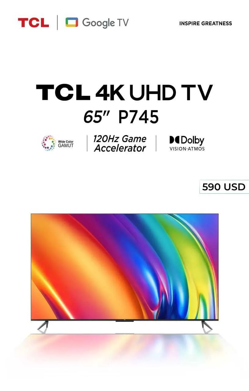 Телевизор TCL 4K LED Smart TV Wi-Fi#1