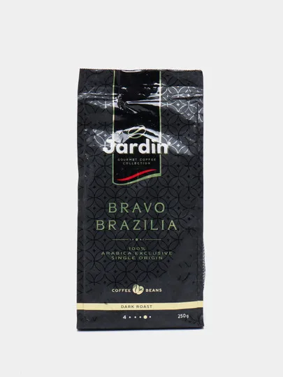 Кофе Jardin Bravo Brazilia, в зернах, 250 г#1