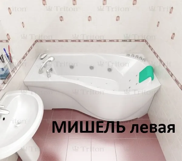 Акриловая ванна Тритон "Мишель" (Россия)   левая и правая#4