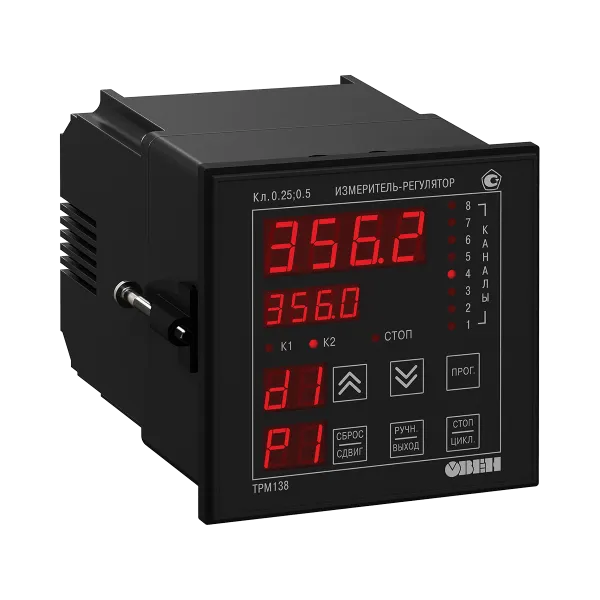 Универсальный измеритель-регулятор температуры, давления восьмиканальный ОВЕН ТРМ 138#1