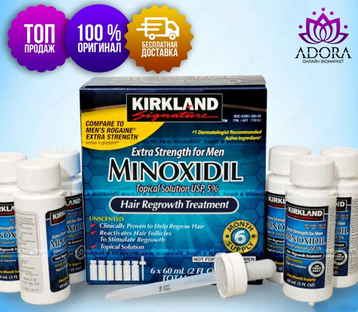Средство для бороды - Minoxidil#2