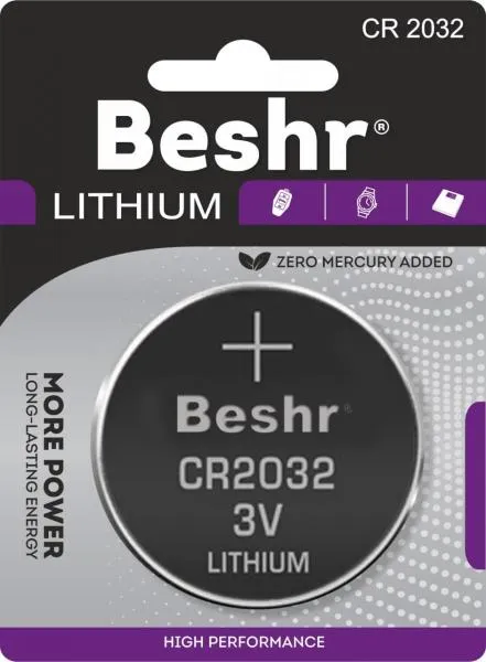 Таблеточные Батарейки BESHR LITHIUM CR2016, CR2025, CR2032#1