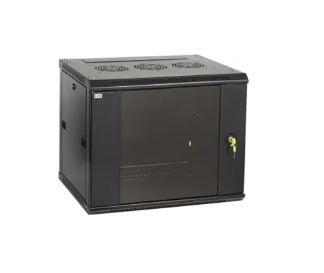 Шкаф серверный LINEA W 9U 600x450 мм дверь стекло, RAL9005#1