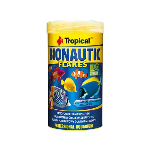Корм для аквариумных рыб bionautic flakes 1000мл#1