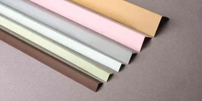 Обойные углы из ПВХ однотонного цвета (20 х 20 мм) (30х30 мм) 270 см#1