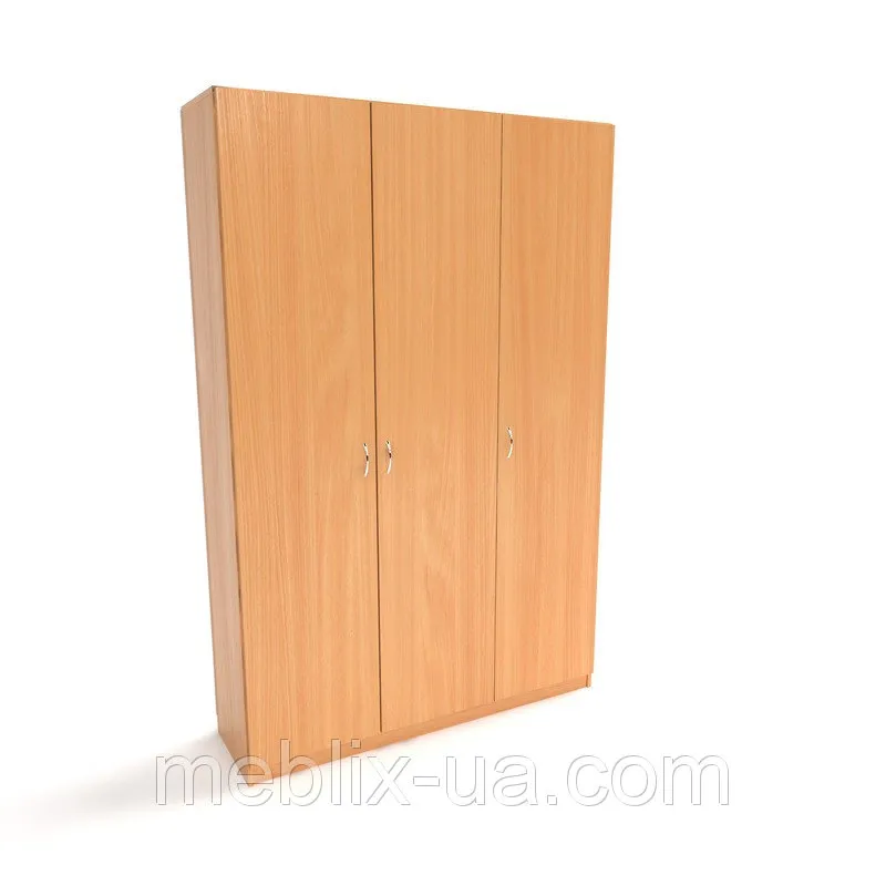 Шкаф трехстворчатый комбинированный для документов и одежды#4