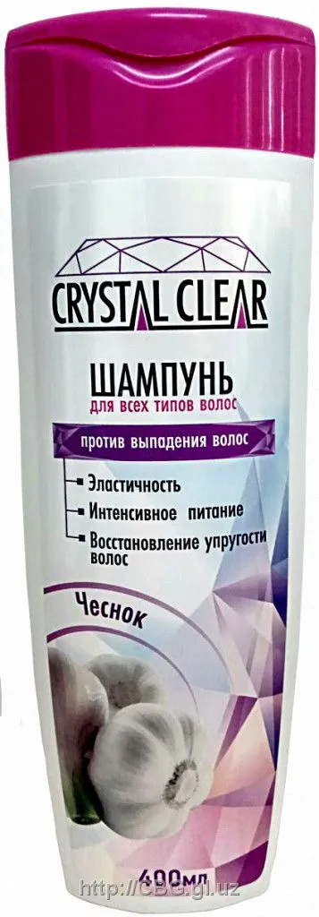Шампунь Crystal Clear 400 мг "Чеснок"#1