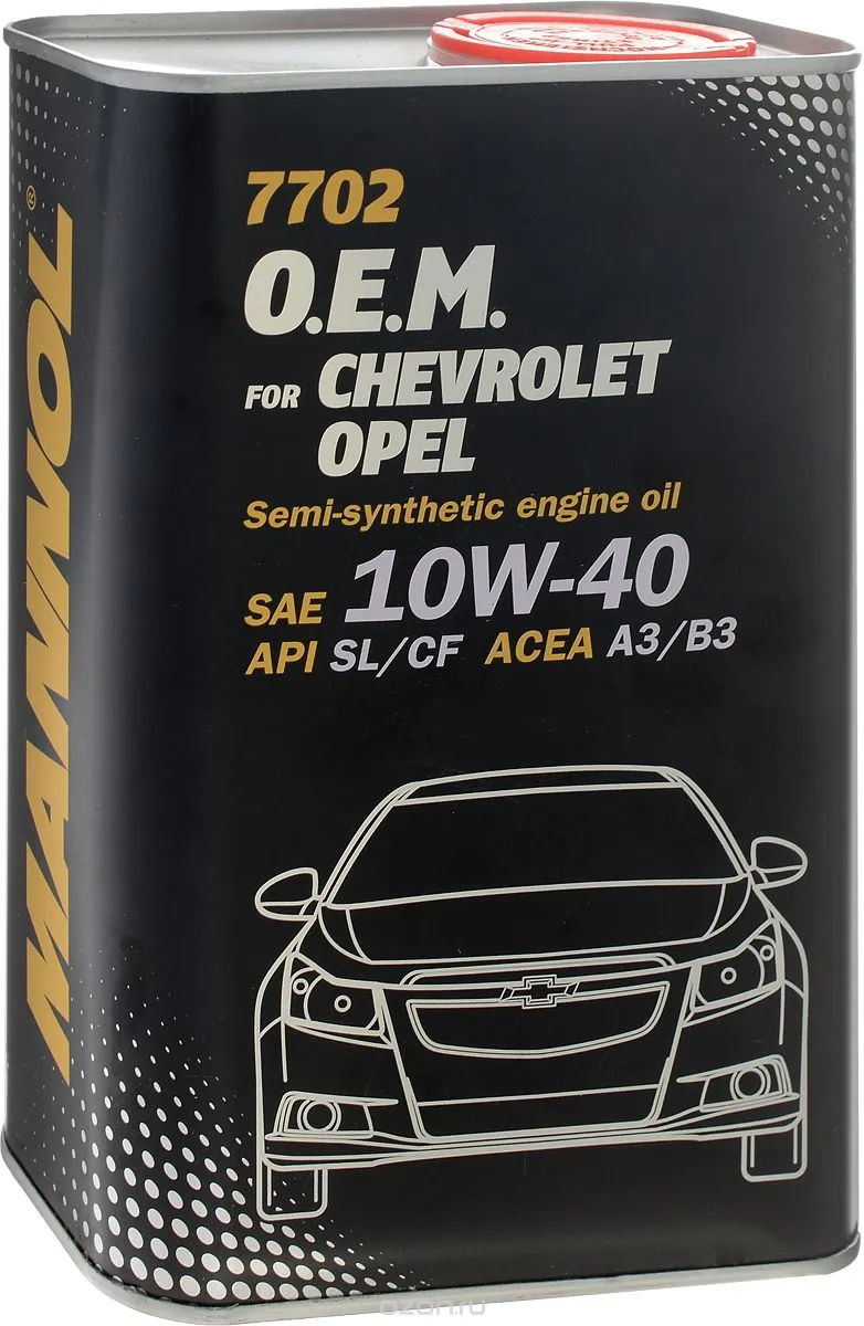 Моторное масло Mannol 7702 O.E.M. for Chevrolet Opel 10W-40 API  SL/CF  4л#4
