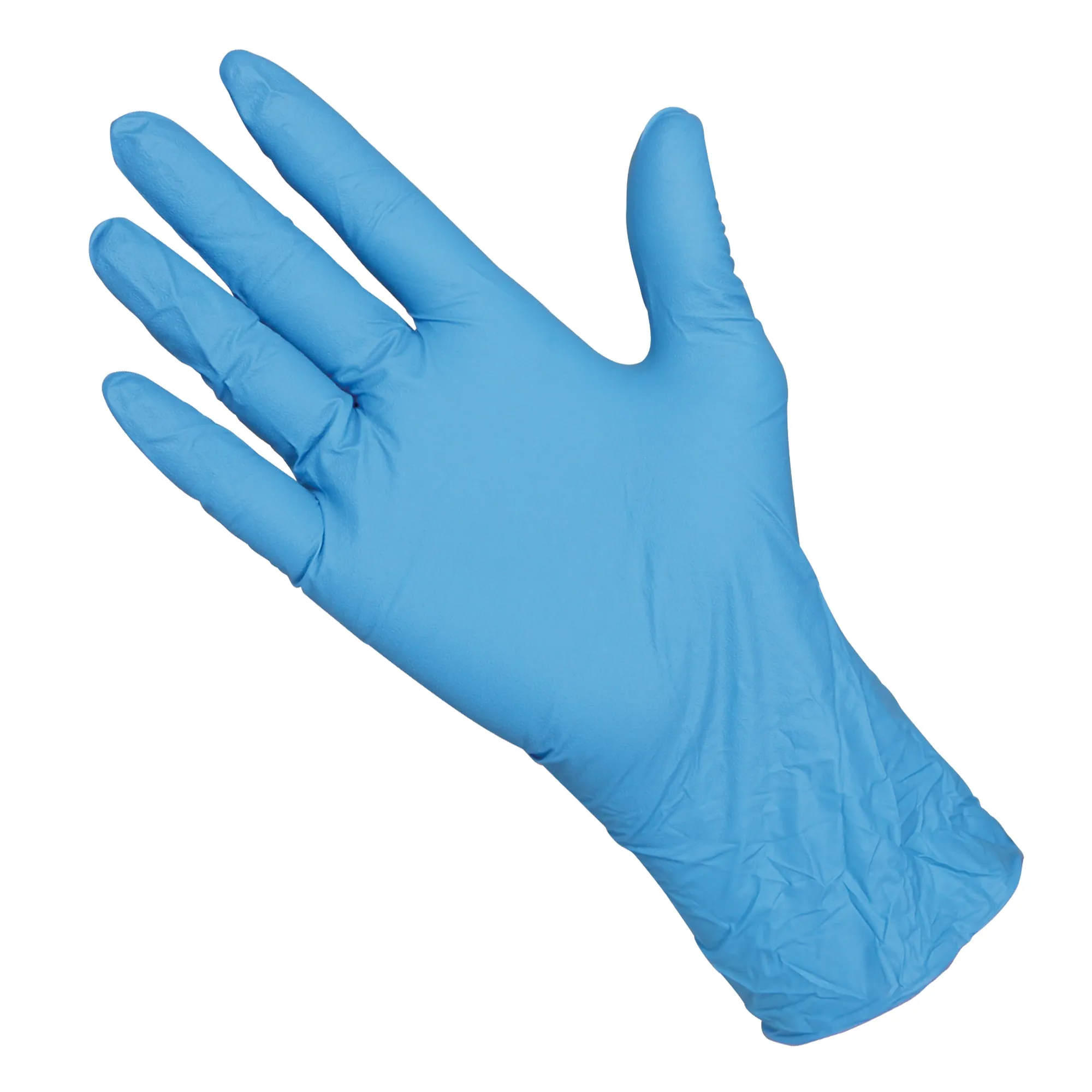 Перчатки одноразовые нестерильные, нитриловые L синие (WRP/Малайзия)#1