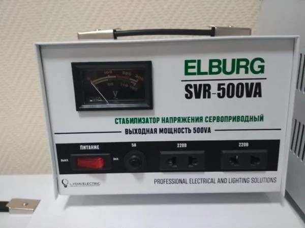 Стабилизаторы напряжения латерные сервоприводные 1-р,SVR-500ВА ELBURG#2