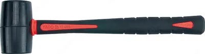 Молоток резиновый стеклопластиковая ручка Yato YT-4594#1