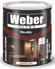 Эмаль Weber Neolite шоколадная#1