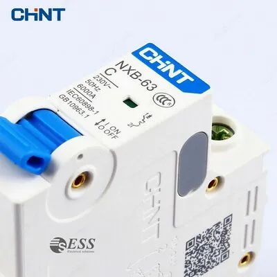 Автоматический выключатель NXB-63 1P 1-63A 6кА х-ка С (CHINT)#1