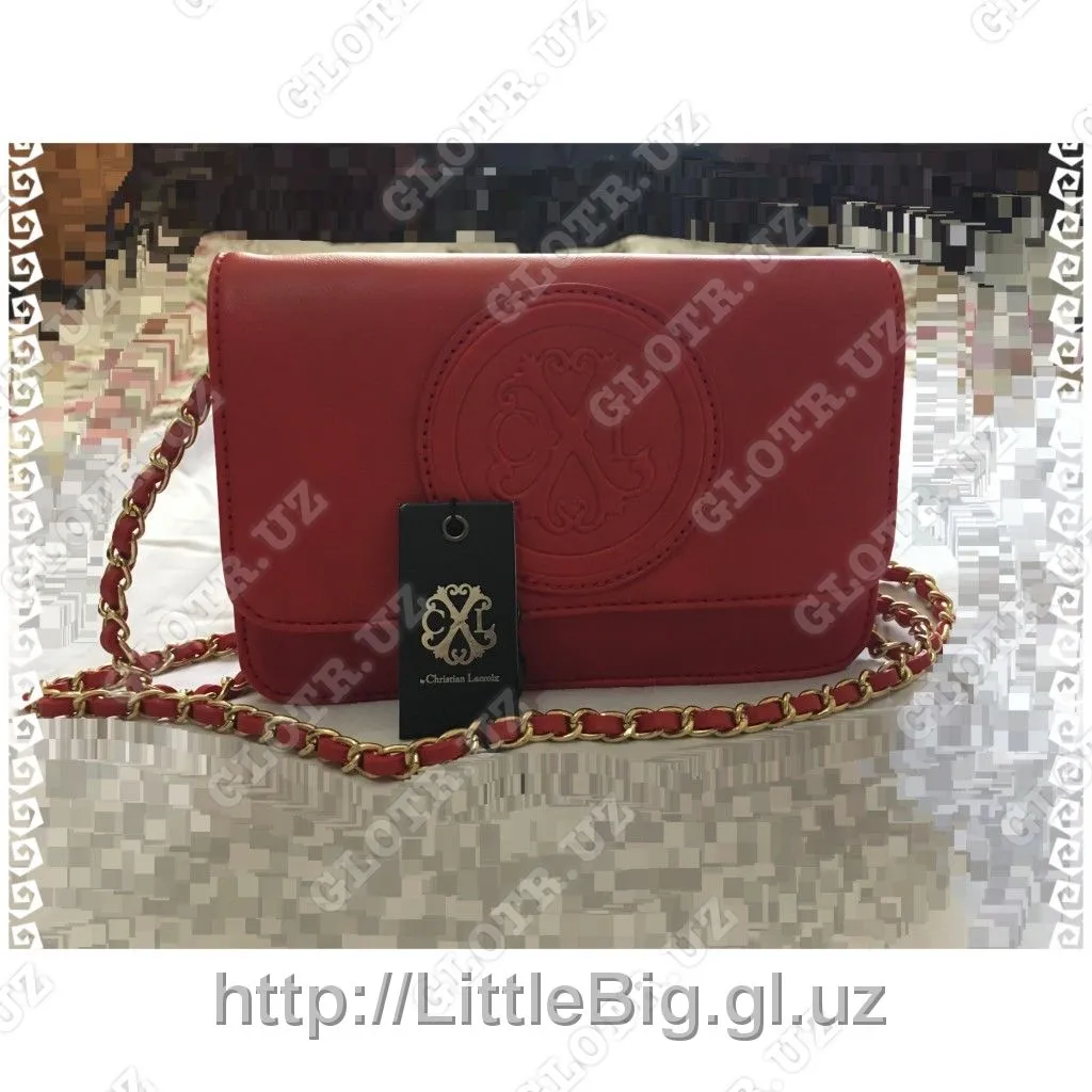 Красная сумочка Cristian Lacroix#1