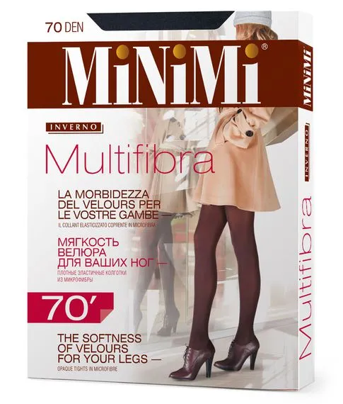 Колготки из микрофибры Multifibra 70 Den Nero MINIMI#1