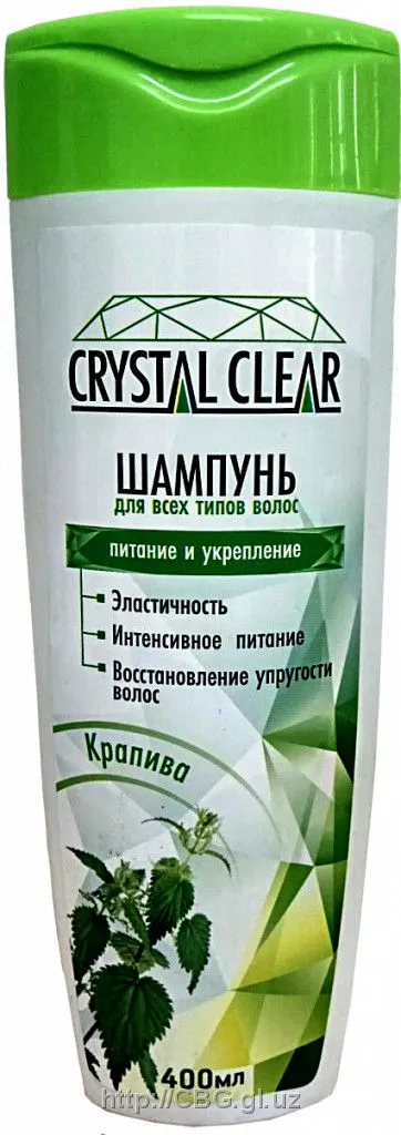 Шампунь Crystal Clear 400 мг "Крапива"#1