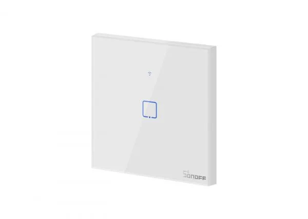 WiFi выключатель Sonoff Touch T0 (EU, 1 Gang, White)#1