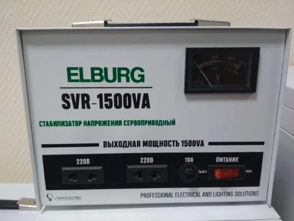 Стабилизаторы напряжения латерные сервоприводные 1-р, SVR1500ВА ELBURG#2