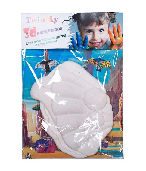 3D раскраска Twinkly морской гребешок#2