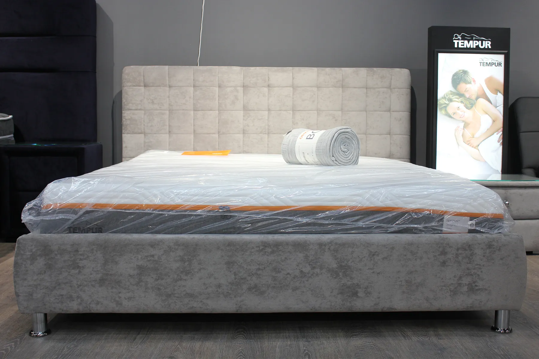 Двуспальная кровать "Corso-3" лофти серый#3
