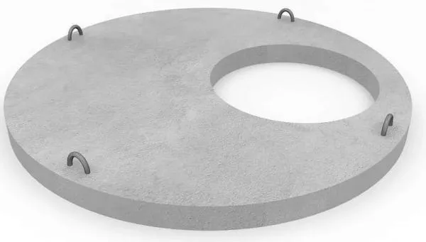 Плиты перекрытия для колец 2ПП, 1-нагрузка, диаметром-150,200см#1