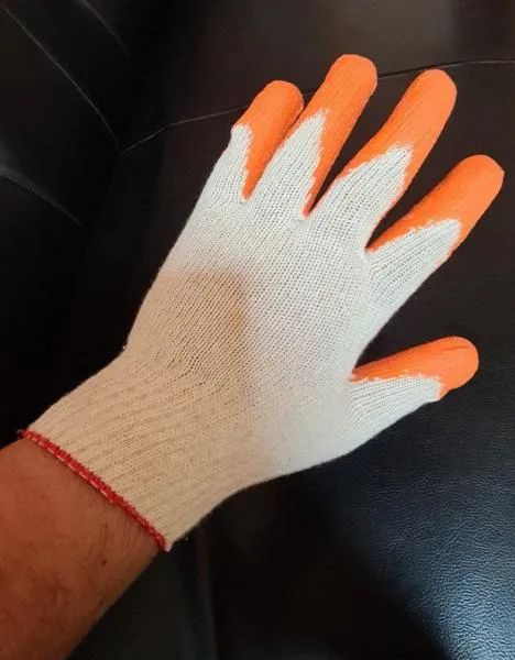 рабочие перчатки с латексным покрытием#2