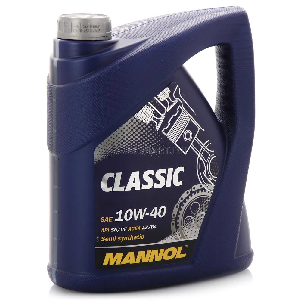 Моторное масло Mannol CLASSIC 10w40  API SN/CF  1000 л#3
