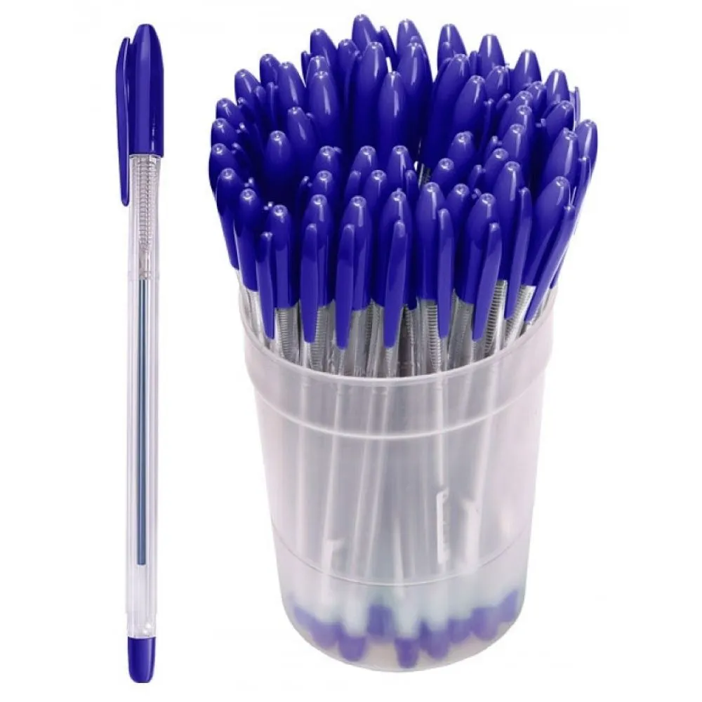 Ручка шариковая "VeGa" синий стержень 0,7 на масляной основе#1
