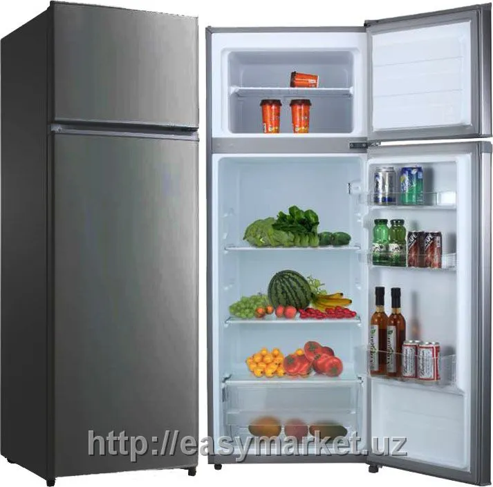 Холодильник Midea HD-273FN(ST) Стальной#1