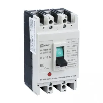 Автоматический выключатель Выключатель автоматический ВА-45 2000/1250 3P 50кА выкатной EKF PROxima#1