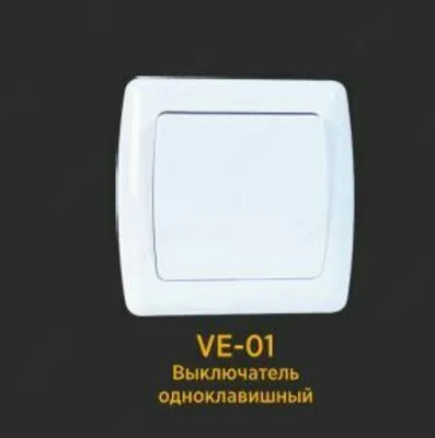 Выключатель VERA VKL 01 внутренний, одноклавишный#1