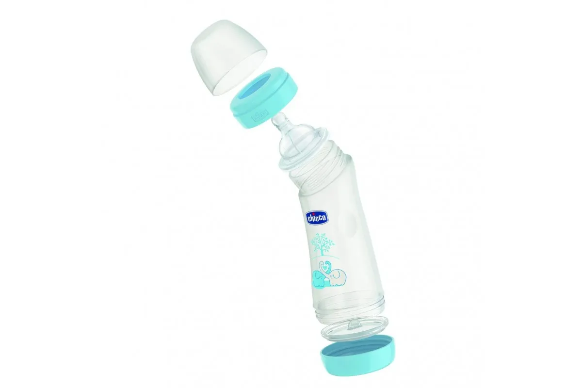 Пластиковая бутылочка с нормальным потоком для мальчика 250мл CH307#1