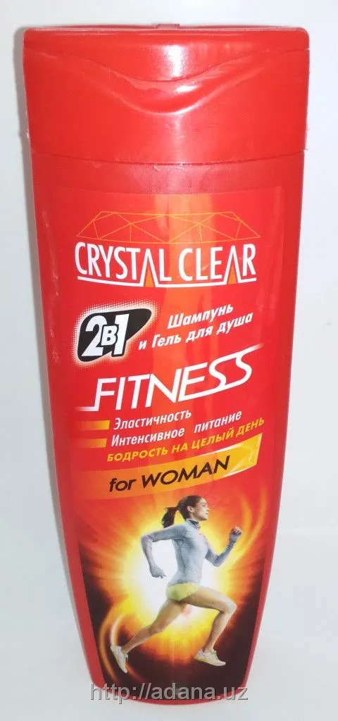 Шампунь-гель для душа для женщин "Crystal Clear Fitness"#1