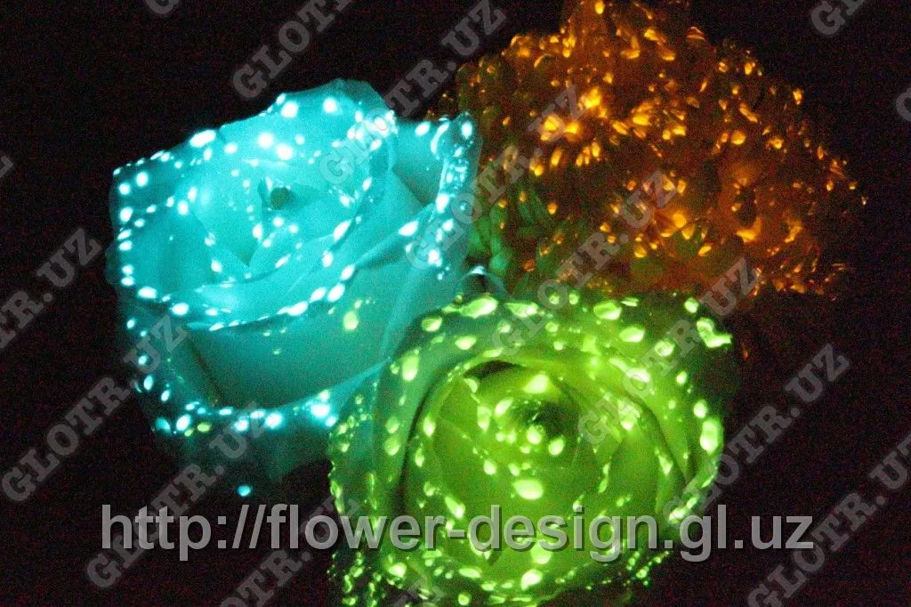 Светящиеся краски и био-гель для цветов!#3