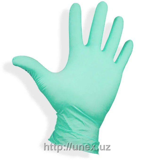 Неопудренные виниловые перчатки#1