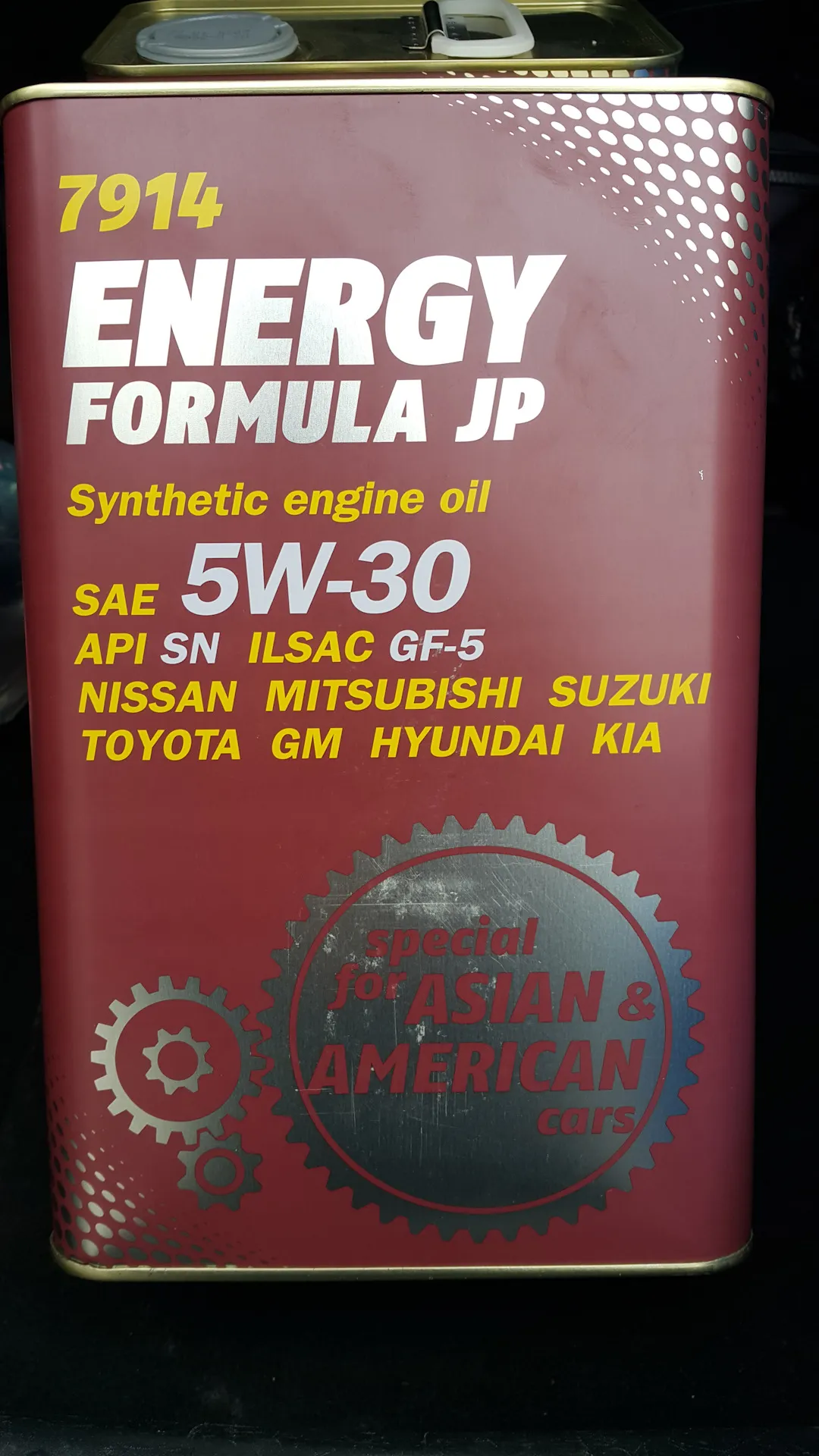 Моторное масло Mannol ENERGY FORMULA JP  5w30 GM dexos I  API SN 60 л#4