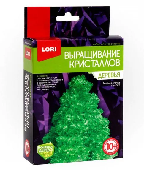 Набор для выращивания кристаллов Зеленая елочка Lori#1