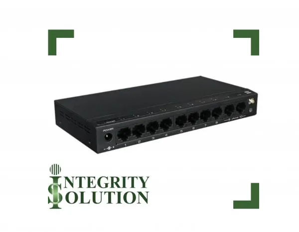 Utepo Коммутатор SF10P-FHM 8-портовый РОЕ 10/100 Mbps,2 uplink порта 100Mbps Integrity Solution#1