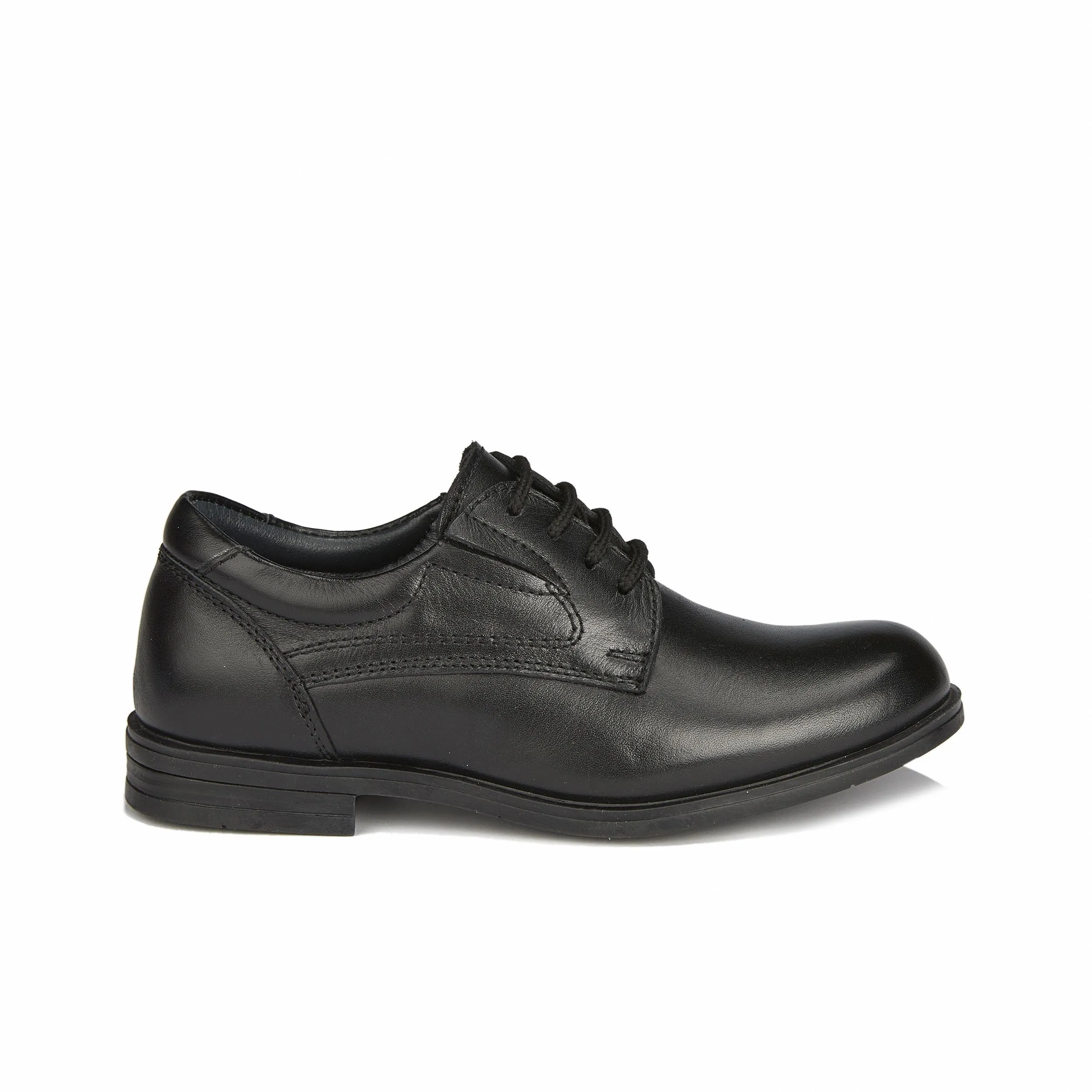 Школьная кожаная обувь Basic (черные)#2