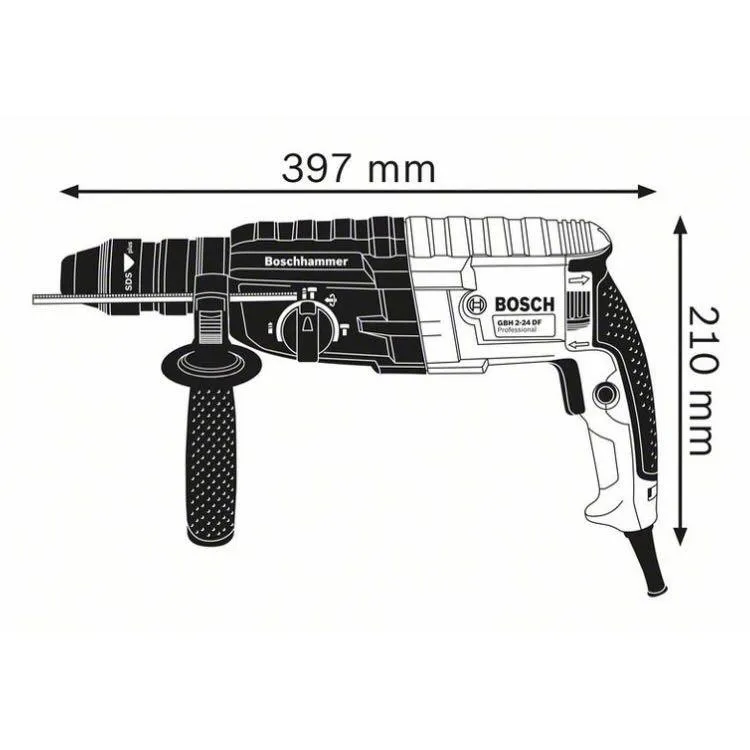 Перфоратор со съемным патроном Bosch GBH 240F Professional#3