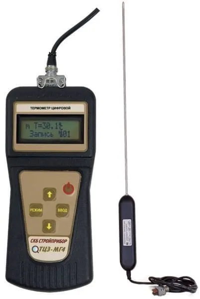 Термометры цифровые зондовые ТЦЗ−МГ4, ТЦЗ−МГ4.01, ТЦЗ−МГ4.03 измерители температуры и микроклимата в помещениях#1
