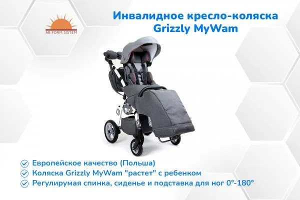 Инвалидное кресло-коляска детская Grizzly MyWam (ПОЛЬША) в наличии!#1